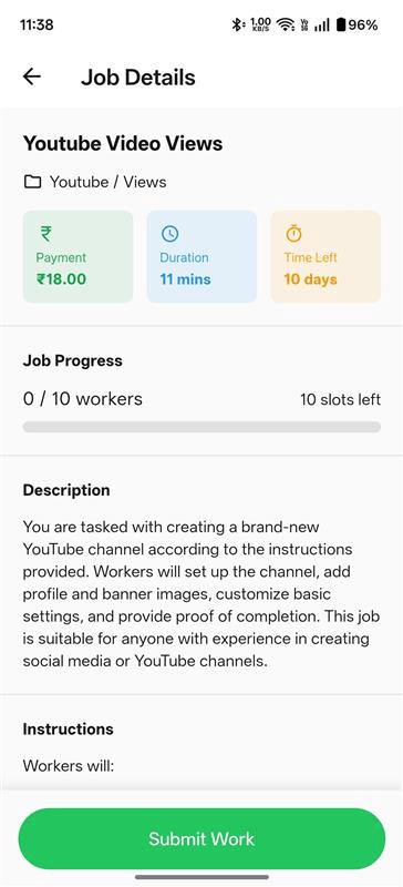 Mobile app preview